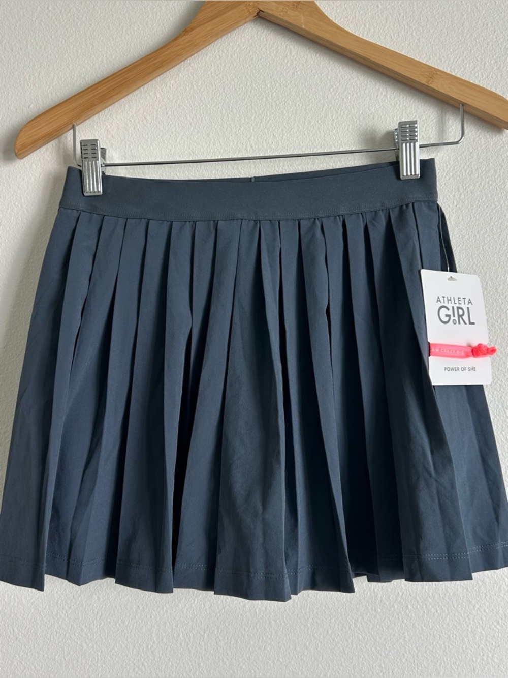 NWT Athleta Girl Navy Blue Pleated Tennis Skirt- XL/14